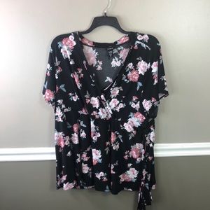 Torrid 4X Floral Faux Wrap